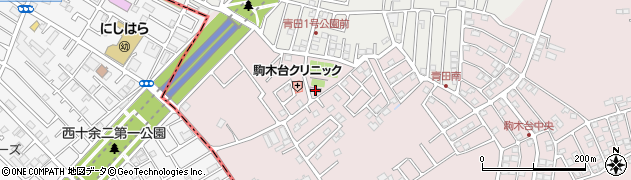 千葉県流山市駒木台494周辺の地図