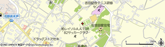 千葉県柏市花野井周辺の地図