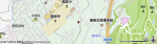 埼玉県日高市高萩815周辺の地図