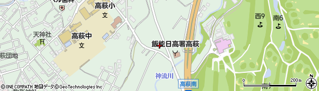 埼玉県日高市高萩1071周辺の地図