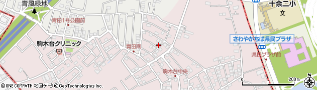 千葉県流山市駒木台569周辺の地図
