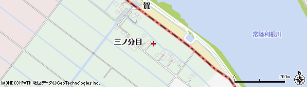 千葉県香取市三ノ分目3757周辺の地図