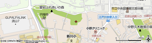 千葉県流山市中野久木周辺の地図