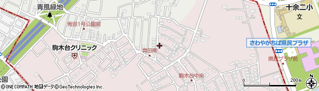 千葉県流山市駒木台555周辺の地図