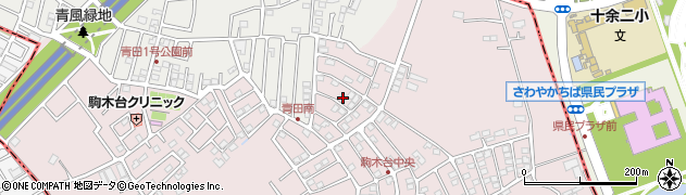 千葉県流山市駒木台571周辺の地図