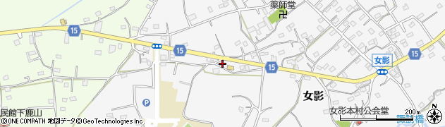 埼玉県日高市女影173周辺の地図