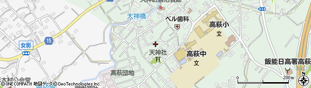 埼玉県日高市高萩702周辺の地図