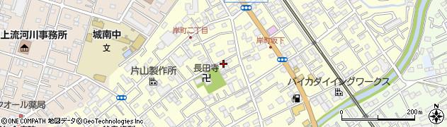 埼玉県川越市岸町周辺の地図