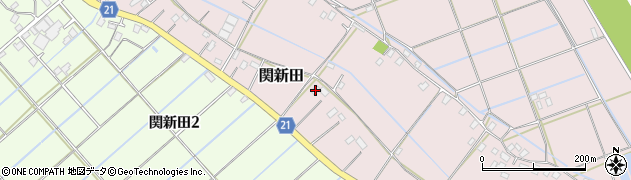 埼玉県吉川市関新田1200周辺の地図