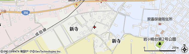 千葉県香取市新寺周辺の地図