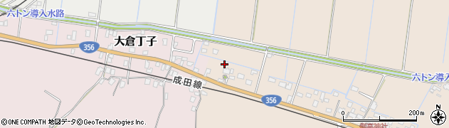千葉県香取市大倉113周辺の地図