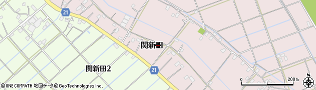 埼玉県吉川市関新田1170周辺の地図