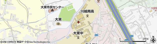 埼玉県立川越南高等学校周辺の地図