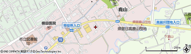 埼玉県日高市鹿山539周辺の地図