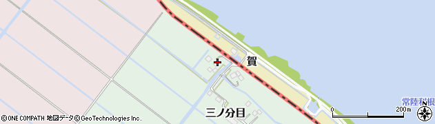 千葉県香取市三ノ分目3119周辺の地図