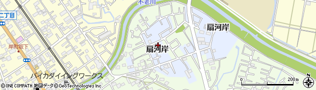 埼玉県川越市扇河岸66周辺の地図
