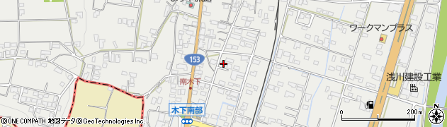 長野県上伊那郡箕輪町木下11849周辺の地図
