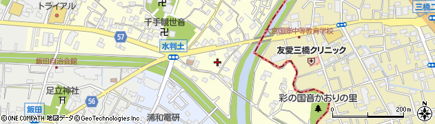 埼玉県さいたま市西区水判土201周辺の地図