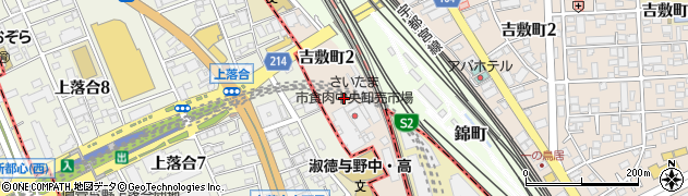 埼玉県さいたま市大宮区吉敷町周辺の地図
