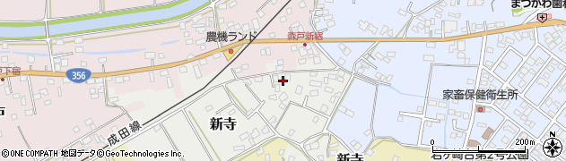 千葉県香取市新寺15周辺の地図