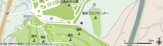 埼玉県日高市高萩1352周辺の地図
