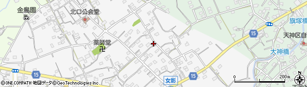 埼玉県日高市女影87周辺の地図