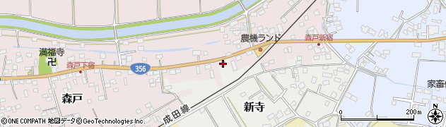 千葉県香取市新寺97周辺の地図