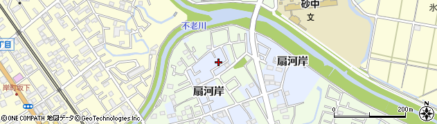 埼玉県川越市扇河岸周辺の地図