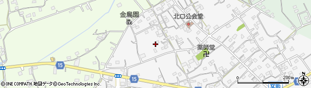 埼玉県日高市女影1760周辺の地図
