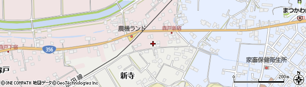 千葉県香取市新寺16周辺の地図