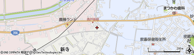 千葉県香取市新寺8周辺の地図