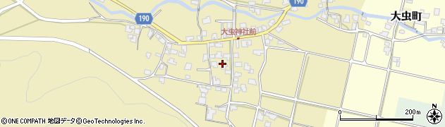 福井県越前市大虫町周辺の地図