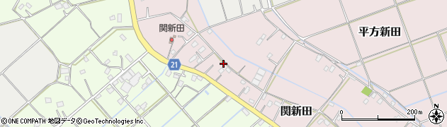 埼玉県吉川市関新田1136周辺の地図