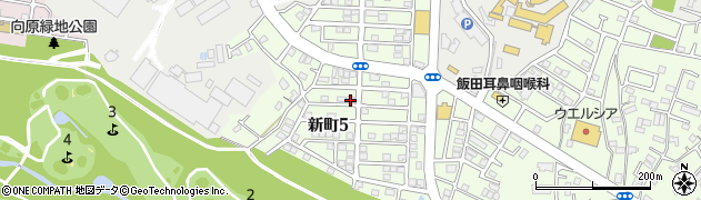 飯田米菓店周辺の地図