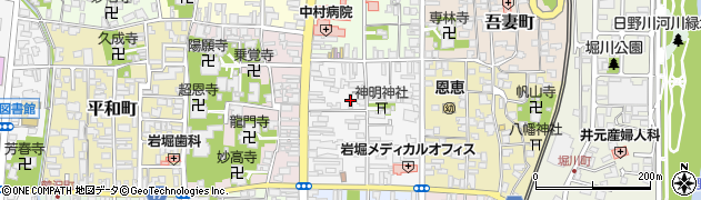 渡辺醤油店周辺の地図
