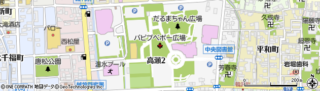 パピプペポー広場周辺の地図