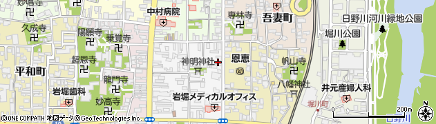 福井県　麺類業生活衛生同業組合周辺の地図
