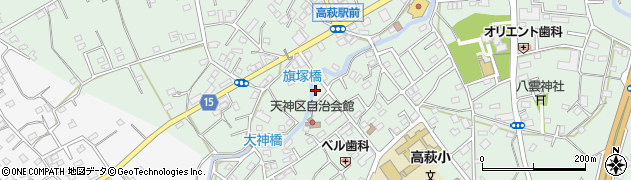 埼玉県日高市高萩679周辺の地図