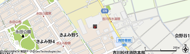 埼玉県吉川市関周辺の地図