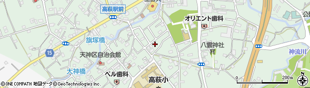 埼玉県日高市高萩2715周辺の地図