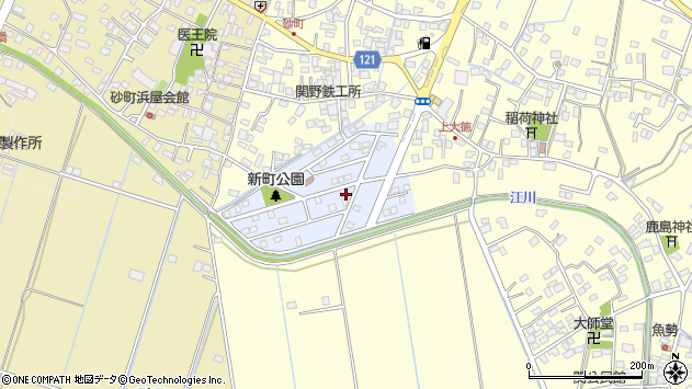 〒301-0817 茨城県龍ケ崎市上大徳新町の地図