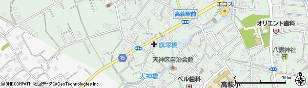 埼玉県日高市高萩588周辺の地図