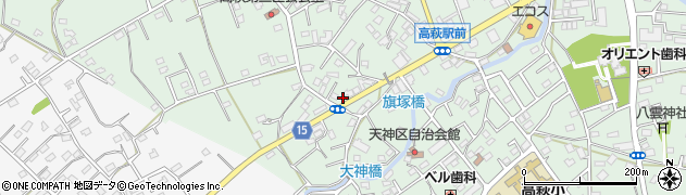 埼玉県日高市高萩591周辺の地図