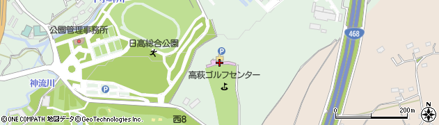 高萩ゴルフセンター周辺の地図