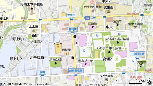 〒915-0831 福井県越前市日野美の地図