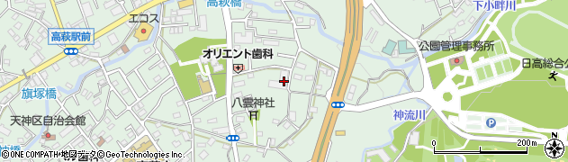埼玉県日高市高萩1112周辺の地図