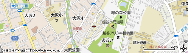 埼玉県越谷市花田713周辺の地図