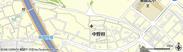 埼玉県さいたま市緑区中野田周辺の地図