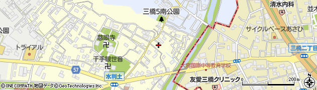 埼玉県さいたま市西区水判土241周辺の地図