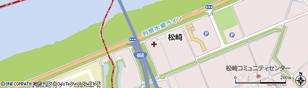 千葉県香取郡神崎町松崎835周辺の地図